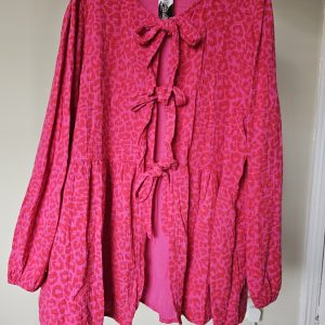 Tie front jacket