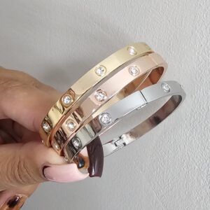 Diamond dupe bangles