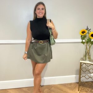 Cargo skirt dress