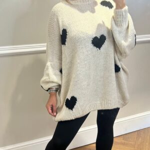 Plus heart jumper