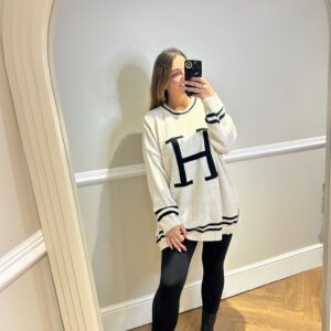 H knitted jumper