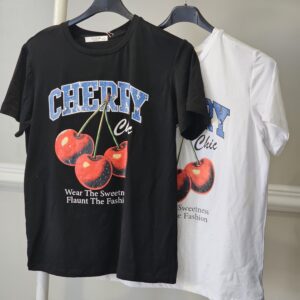 Diamond cherry tee